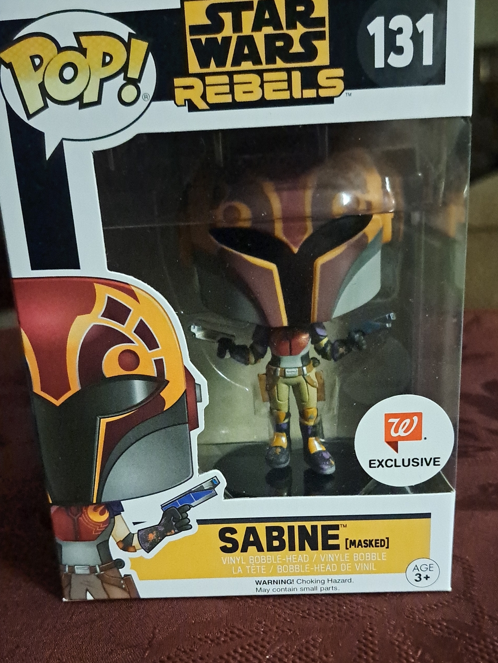 Funko Pop Star Wars Rebels Sabine 131 Bobblehead Figurine